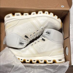 On Running White Cloudrock Edge Sneakers